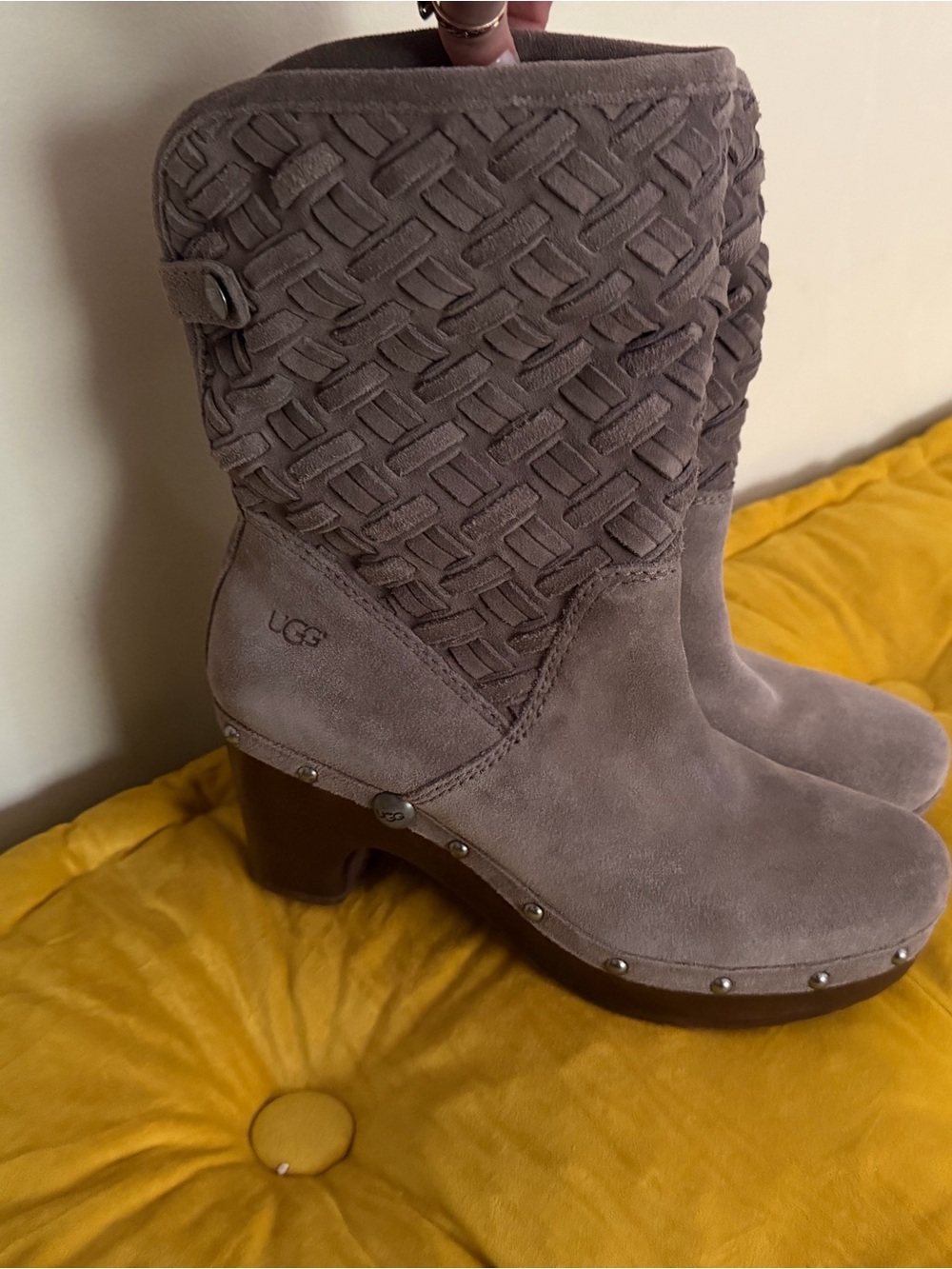 UGG Suede Slouchy Midi Boots | Size 8